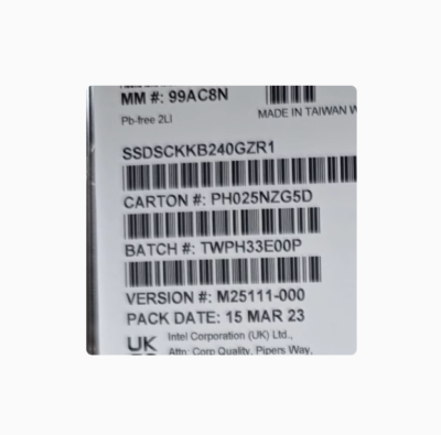 New genuine Dell 240GB SSD SATA 6GB M.2 for BOSS Card CM88M 0CM88M