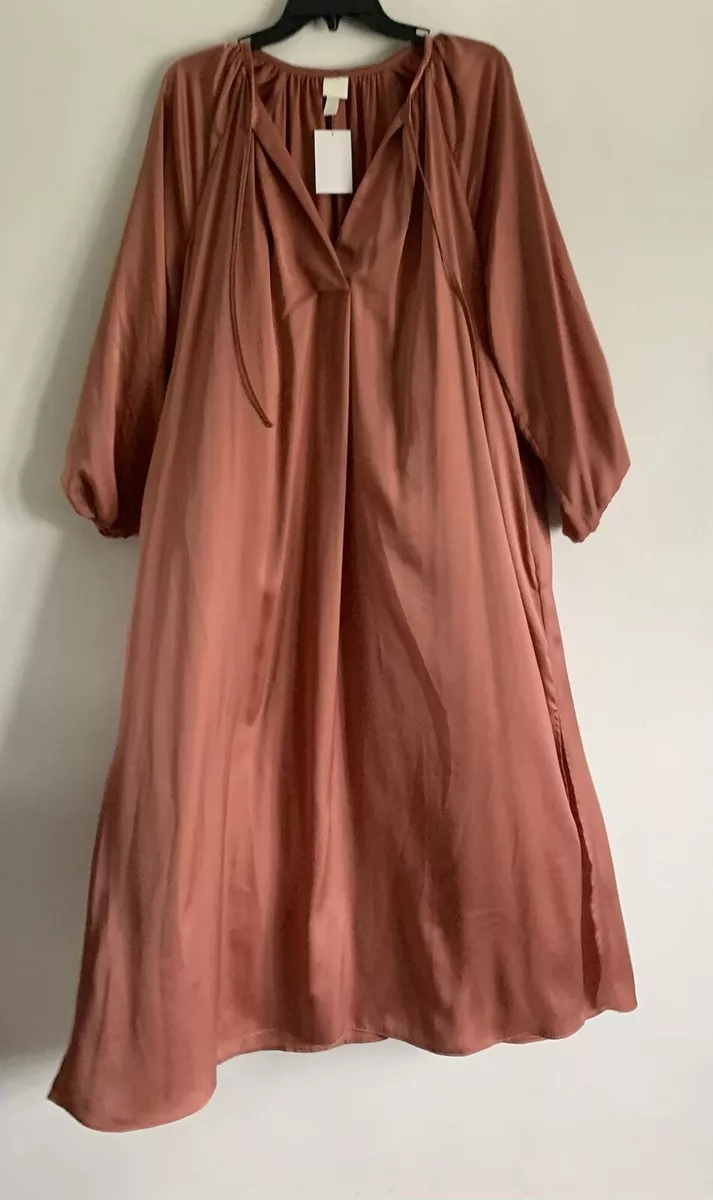 H&m blush top pink dress