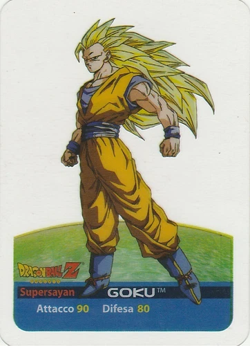 Lamincards Dragon Ball Z Edibas Serie Oro GOKU N 16
