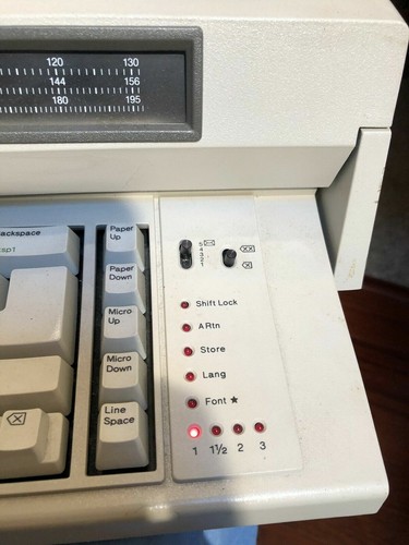 REFURB IBM Quietwriter 8 Typewriter 7k internal memory-docs storage - see issue - Picture 8 of 9