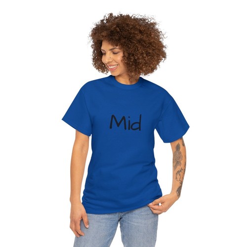 Mid Tee, Meme, Slang, Trendy Teen T-shirt, Cool, Stylish Unisex, Street Style - 第 28/37 張圖片