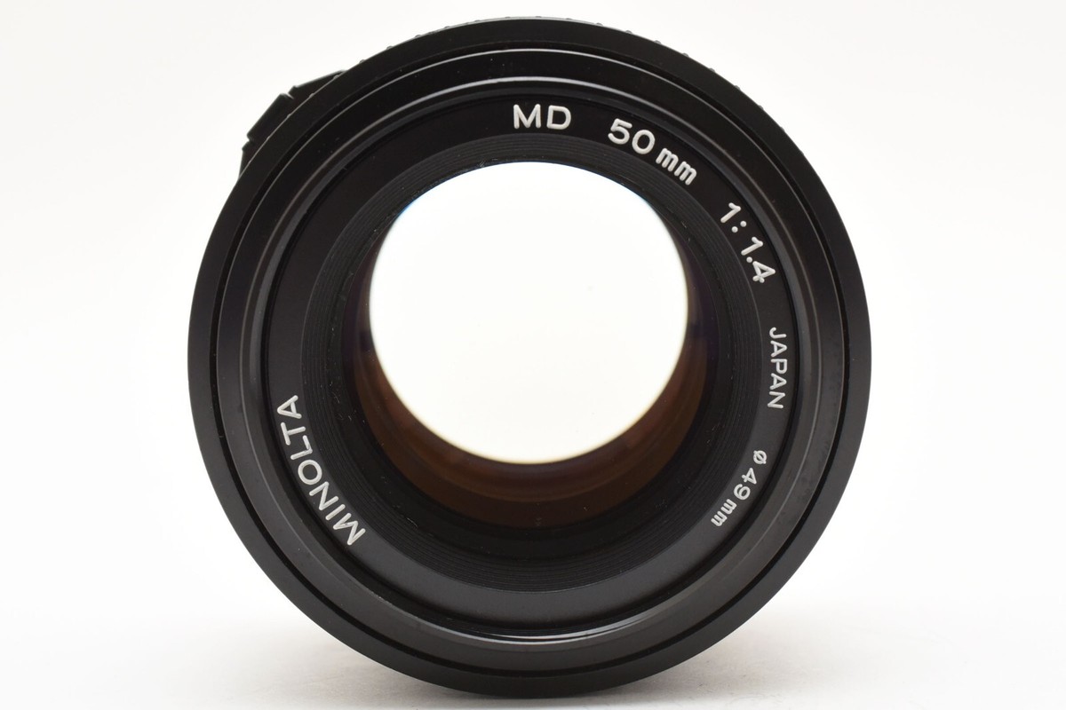★美品★ ミノルタ NEW MD 50mm f1.4 #18764 NEAR MINT+ ] Minolta New MD NMD 50mm f1.4 Standard MF Lens