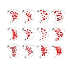 Mädchen Stage Makeup Lidschatten Schablone DIY Gesicht Kunst Malen Hohl Werkzeug