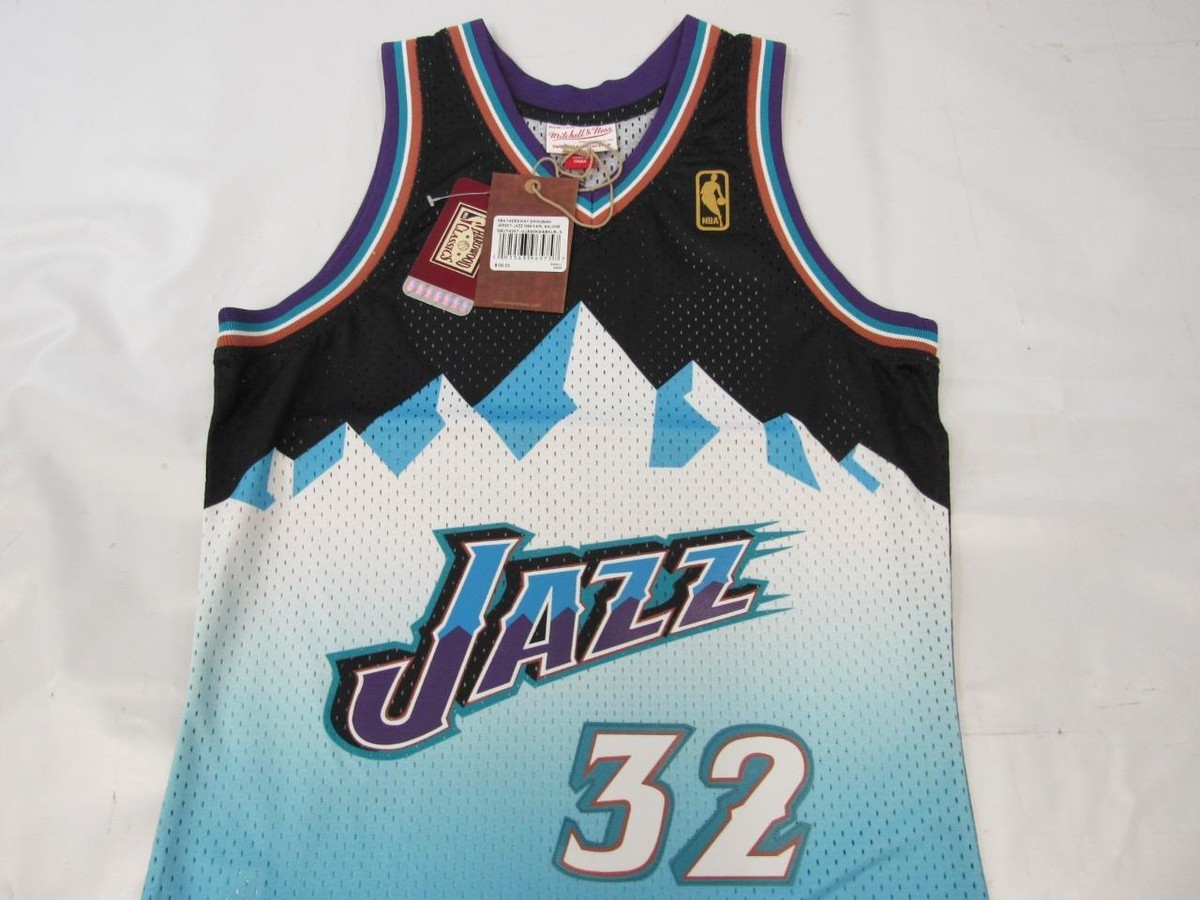 NEW 1996-97 Karl Malone #32 Utah Jazz Mens Mitchell & Ness
