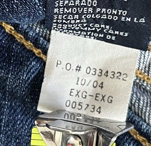 Tommy Hilfiger Cropped Jeans Women 7 Vintage Blue Denim Capris Double Button Fly - Picture 9 of 17