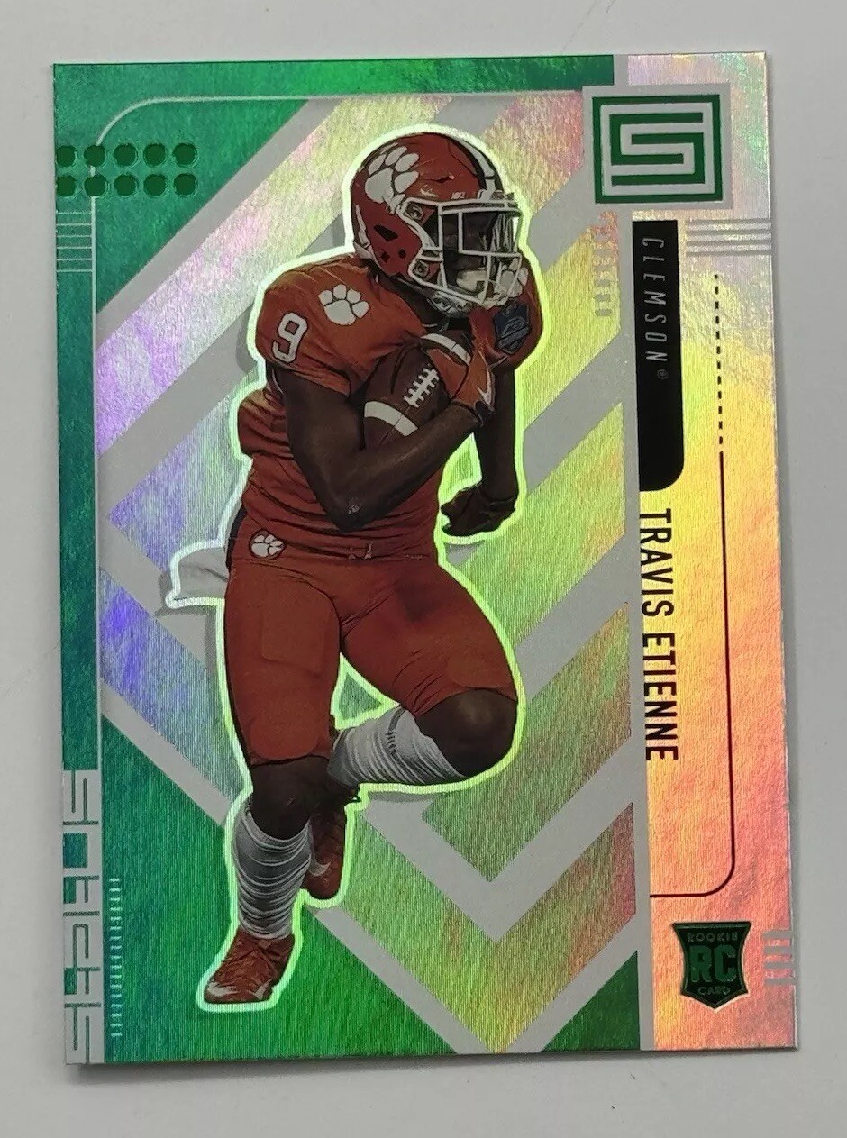 2021-22 Panini Chronicles Draft Picks Card #168 Travis Etienne RC Rookie Green
