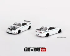 Kaido House Mini GT 1:64 Nissan Skyline GT-R (R33) Greddy GR33 V1 White KHMG113