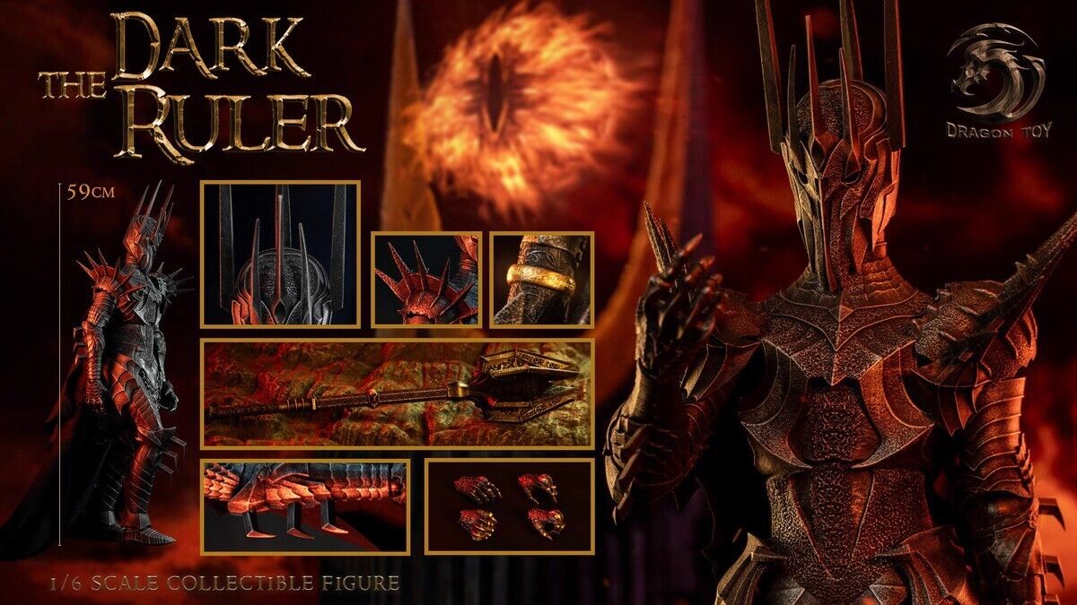 Dragon Play DP001 The Lord of the Rings Sauron 1/6 Action Figure 59cm In Stock