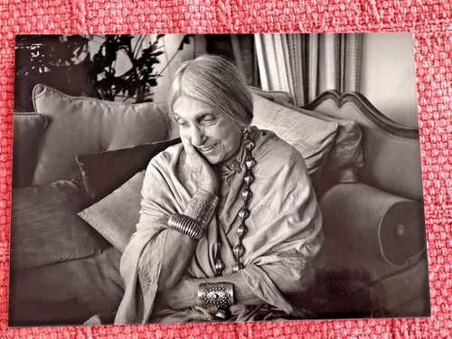 BEATRICE WOOD Original B&W Portrait signed by photographer 1983 BEATO
