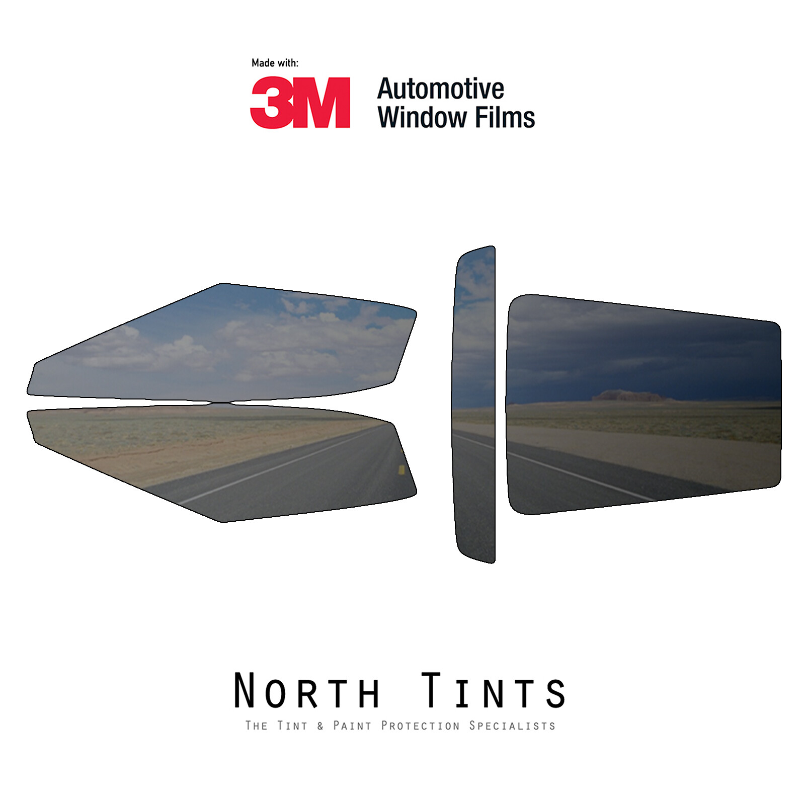 3M COLOR STABLE PreCut Window Tint Glass Film for Ford GT 2017-2022