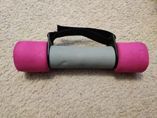 1x EILISON 4 Pound Soft Grip Hand Weight Exercise and Fitness Dumbbells