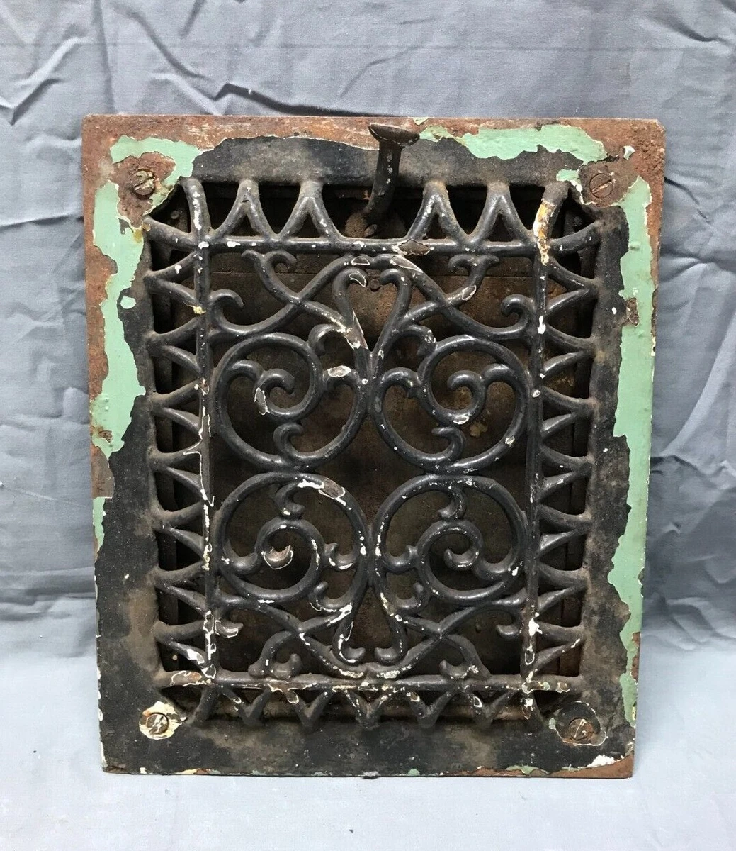 Antique Cast Iron Heat Grate Wall Register 8x10 Decorative Vintage Old  931-22B | eBay