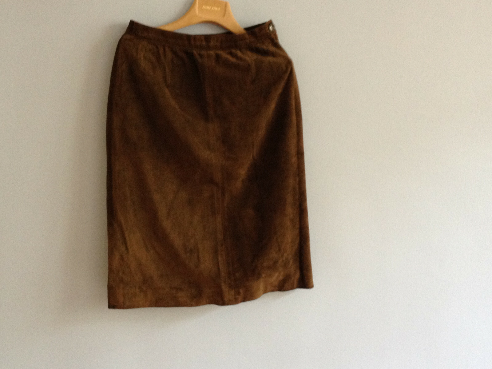 JUPE YVES SAINT LAURENT 34 DAIM VINTAGE