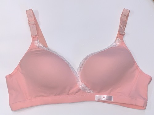 MOMMA's SHOP Comfy Women Maternity Nursing Breastfeeding Bra XLarge Pink XL NEW - Picture 1 of 9