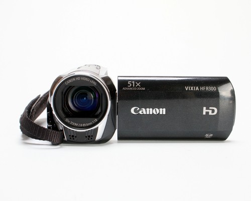 Canon VIXIA HF R300 Full HD Camcorder (Black) - Glitched LCD Screen - Picture 11 of 15