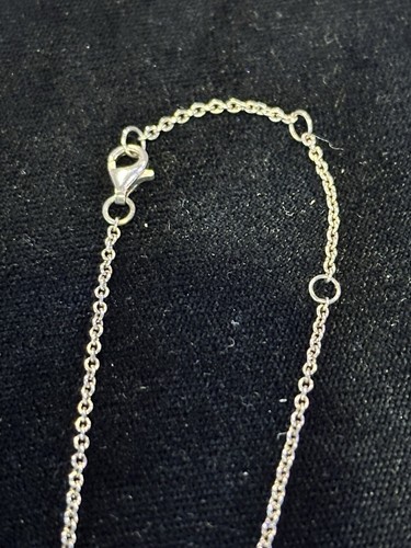 Colgante único de plata de ley con cadena ajustable de 18" de 7 gramos - Imagen 6 de 6