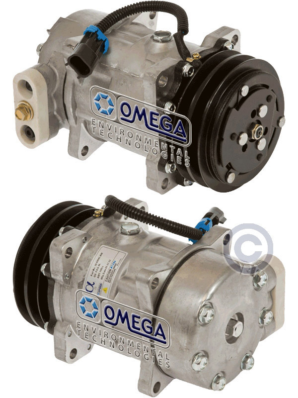 A/C AC Compressor Replaces: Sanden 4041 4426 4696 Kenworth F69