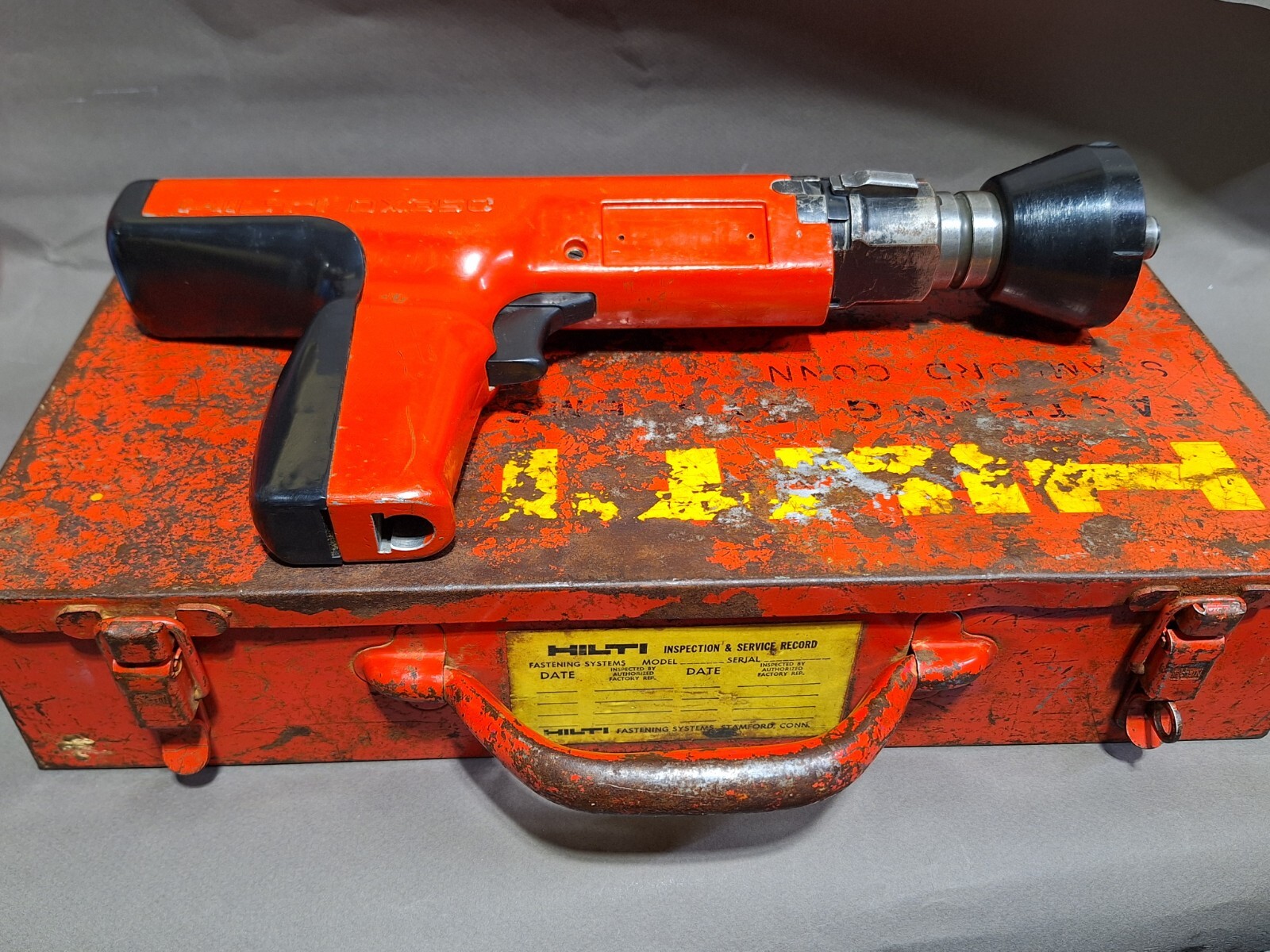 Hilti DX350 Powder Actuated Fastening Systems Nail Gun & Accessories