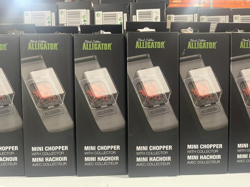 Alligator Mini Chop Chopper With Collector Garlic Dicer Black Edition