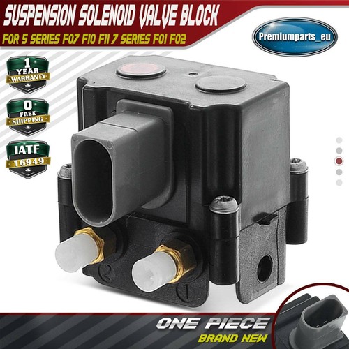 Air Suspension Solenoid Valve Block for BMW 5 Series F07 F10 F11