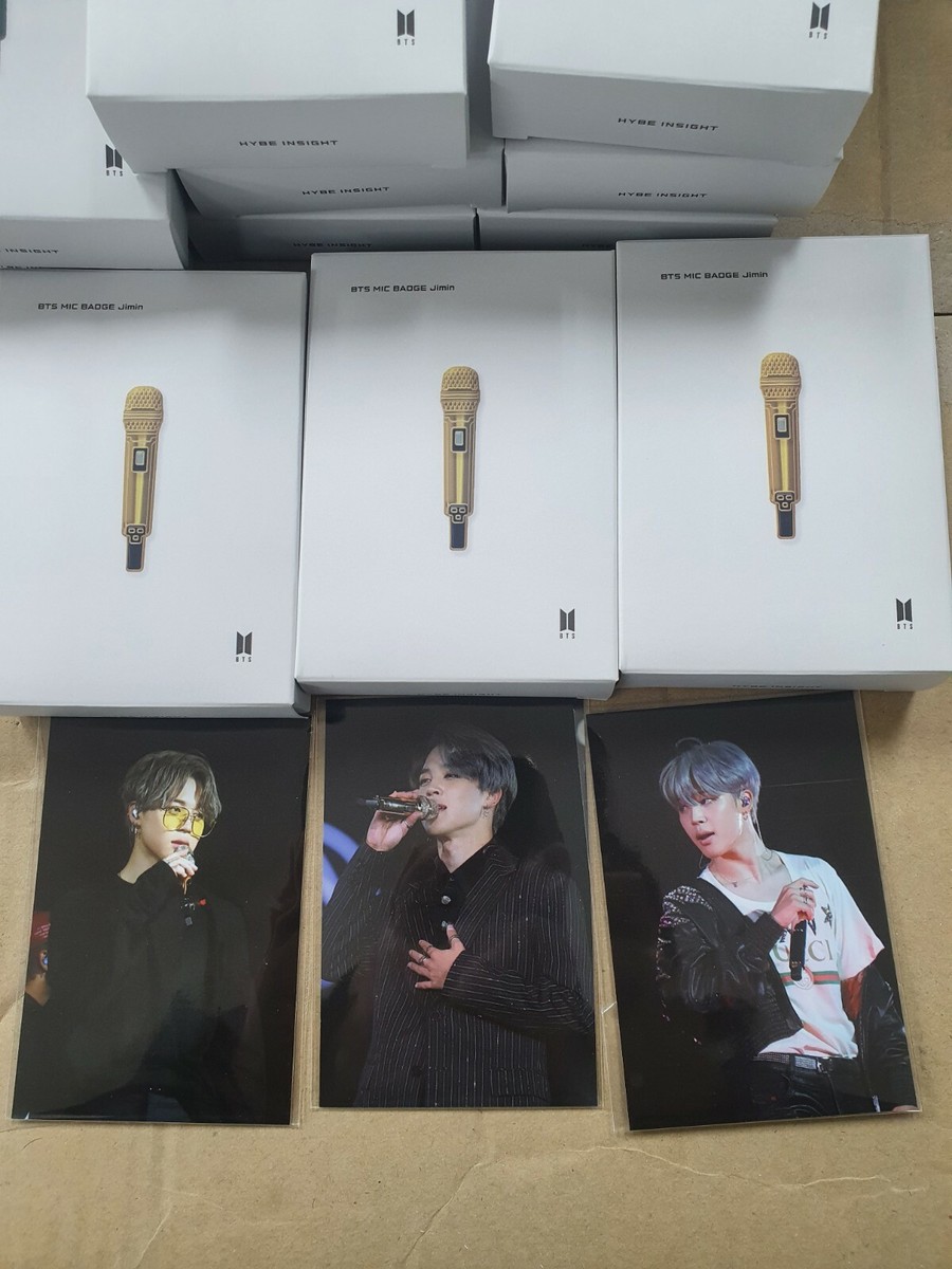 BTS MIC BADGE V 2個セット フォトカード付き hybe insight bts mic color badge + random photocard | eBay