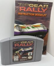 Top Gear Rally - Nintendo 64 N64 Game With Manual Tested Works