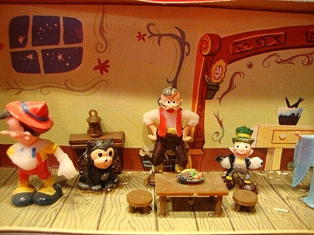 MARX TOY disneykins ピノキオ プレイセット　1961年 DISNEYKIN PLAY SETS-PINOCCHIO in Original Box -MARX Toys WDP