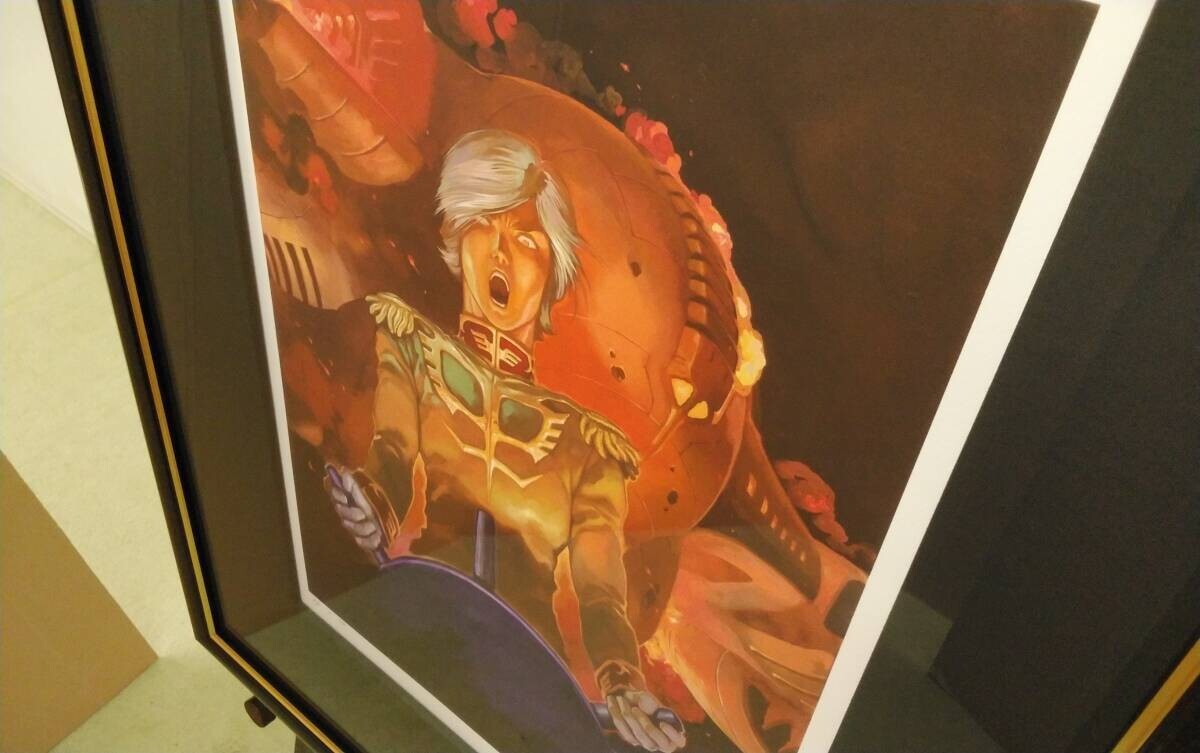 Garma 10/10 Yoshikazu Yasuhiko autographed giclee print Gundam