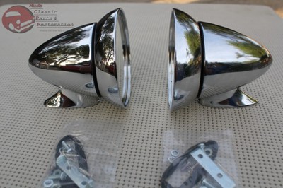 Par De Espejos Talbot Importados De Acero Inoxidable | Envío Gratis
