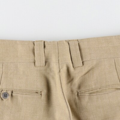 80s 90s unknown slacks ヴィンテージ アメカジ 80s-90s USA製 エルエルビーン スラックスパンツ ツープリーツ
