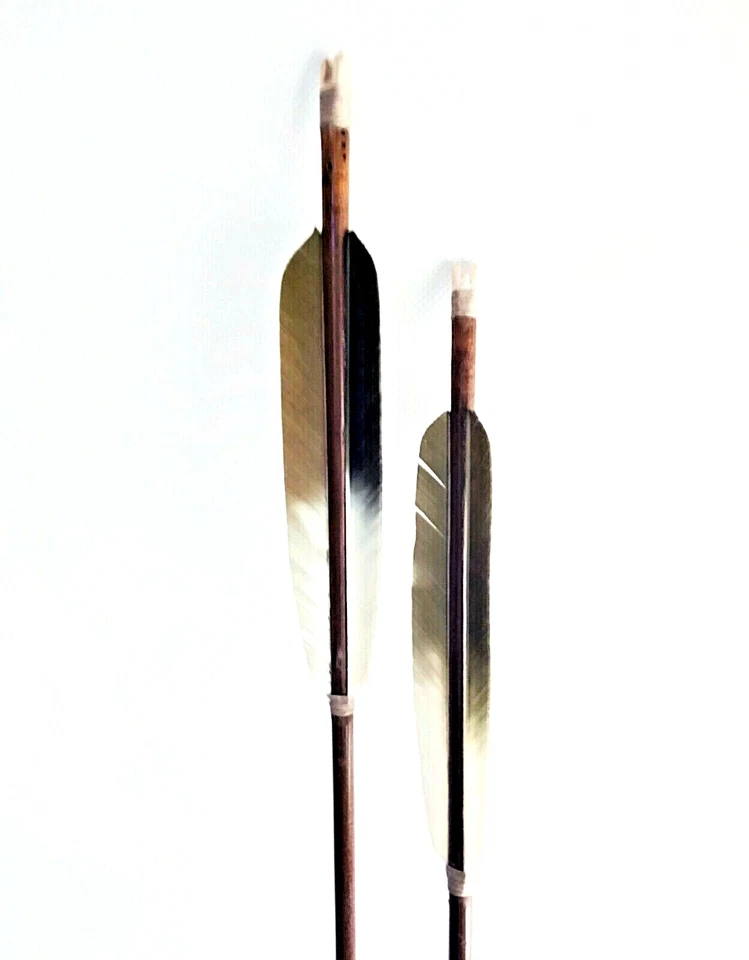 Yumi Longbow Arrows, Traditional Japanese Bamboo Kyudo Arrows 39 inch  100 cm - Image 4 of 4
