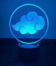 Naruto Akatsuki Cloud - 3D LED USB Night Lamp Touch anime US STOCK SHIP in1 day