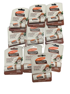 Palmer s Coconut Oil Formula Moisturizing Lip Balm NEW SPF 15 Lot Of 10 NIP