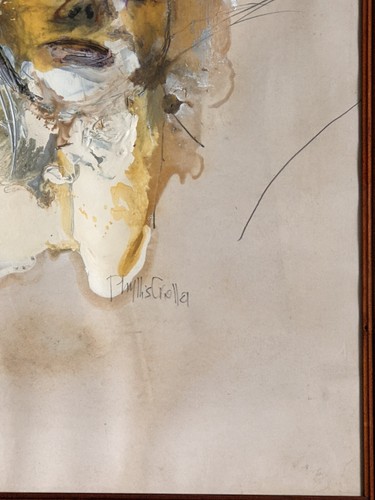 Contemporary Original abstract oil mixed media painting signed by Phyllis Crolla - Picture 9 of 22