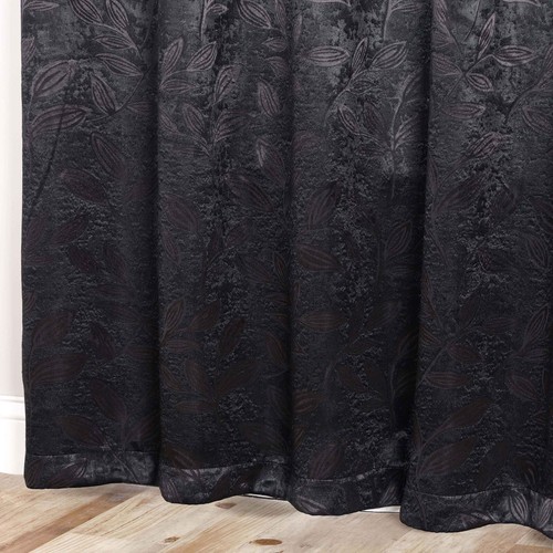 Leaves Machine Washable 52" Wide Room Darkening Blackout Curtains, Set of 2 - Picture 33 of 161