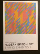 BRIDGET RILEY, Exhibition announcement card, Red fern gallery, London, 2019