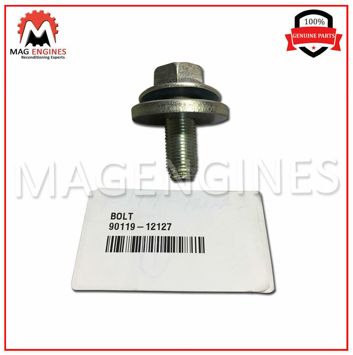 90119-12127 GENUINE OEM BOLT(FOR CRANKSHAFT PULLEY SET) 9011912127 