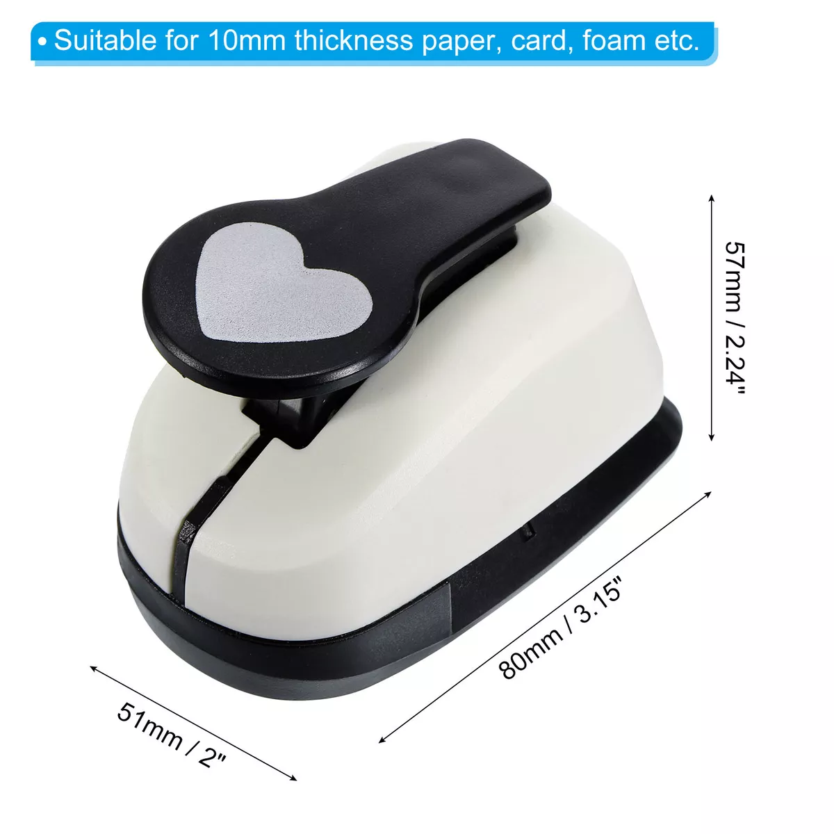 1 Inch Heart Punch Heart Hole Paper Punch Hole Puncher Shape