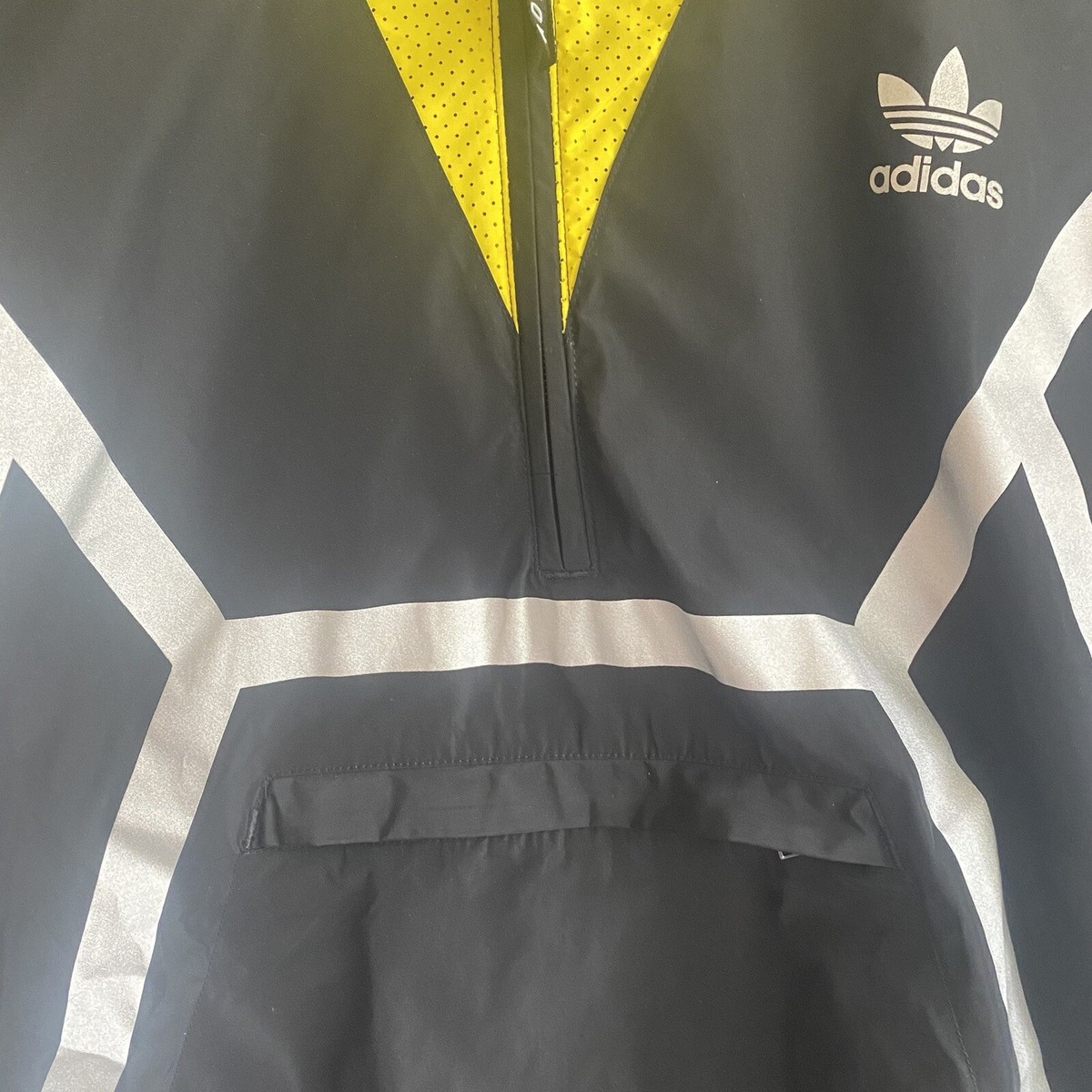 Adidas Originals ZX Jacket Mens 2XL Black Waterproof Adidas Originals ZX Jacket Mens 2XL Black Waterproof