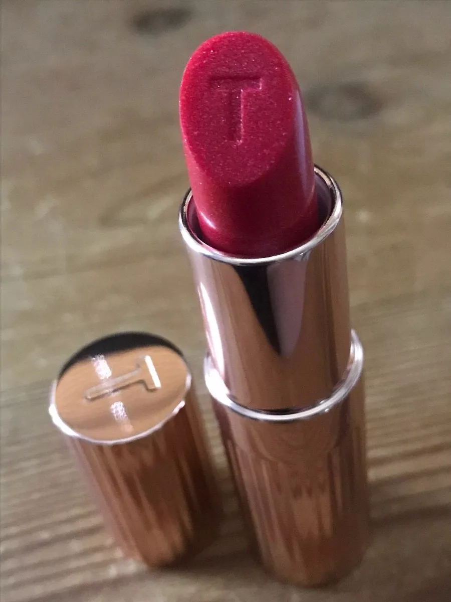 Ted Baker Lipstick Coral red punchy pink sparkle Full Size New