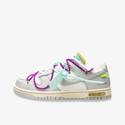 (Men's) Nike Dunk Low x Off-White 'Lot 21 of 50' (2021) DM1602-100 Sneakers Adul