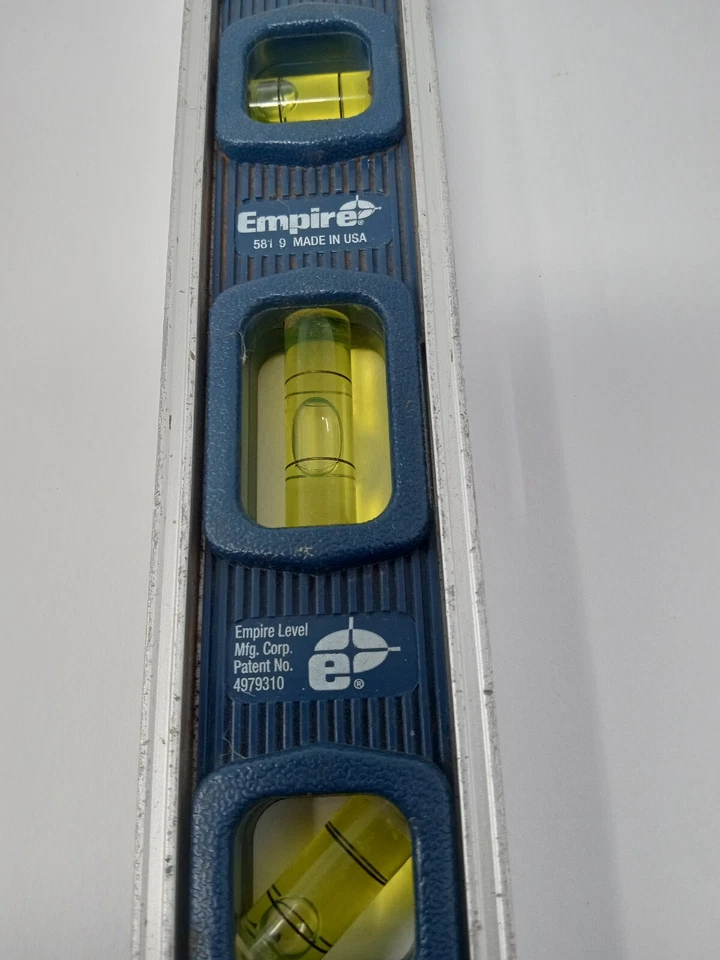 Empire Torpedo 9" Magnetic Level and Irwin Cross Check Level - Image 4 of 4