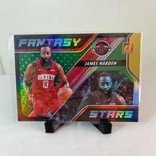 2020-21 Donruss Fantasy Stars Green Flood #3 JAMES HARDEN NBA Basketball Card