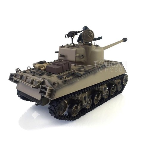 Henglong 1/16 7.0 Plastic M4A3 Sherman RTR BB IR RC Tank Model 3898 360°Rotate - Picture 4 of 10