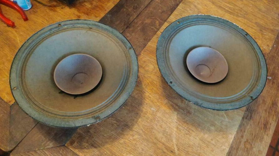 Philips 9710m/M8 Full Range Ferrite Speakers 1970s, EL7130 Philips 9710m/M8 Full Range Ferrite Speakers 1970s, EL7130
