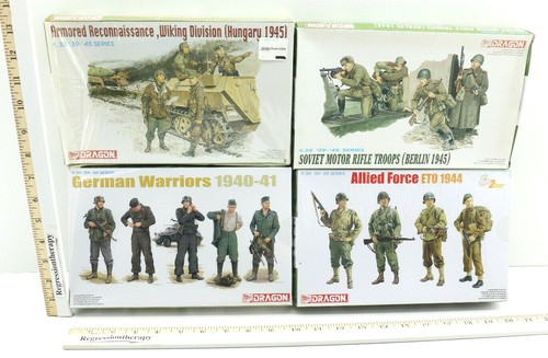 4pc Dragon 1/35 Model Kits WWII Soviet Troops Wiking Hungary Allied Forces NIB - Picture 2 of 8