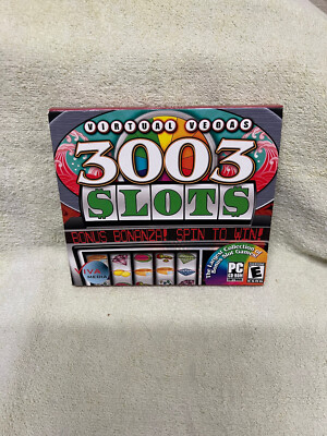 Virtual Vegas 3003 Slots PC 2007 CD-ROM -Win 98/Me/2000/Vista/XP