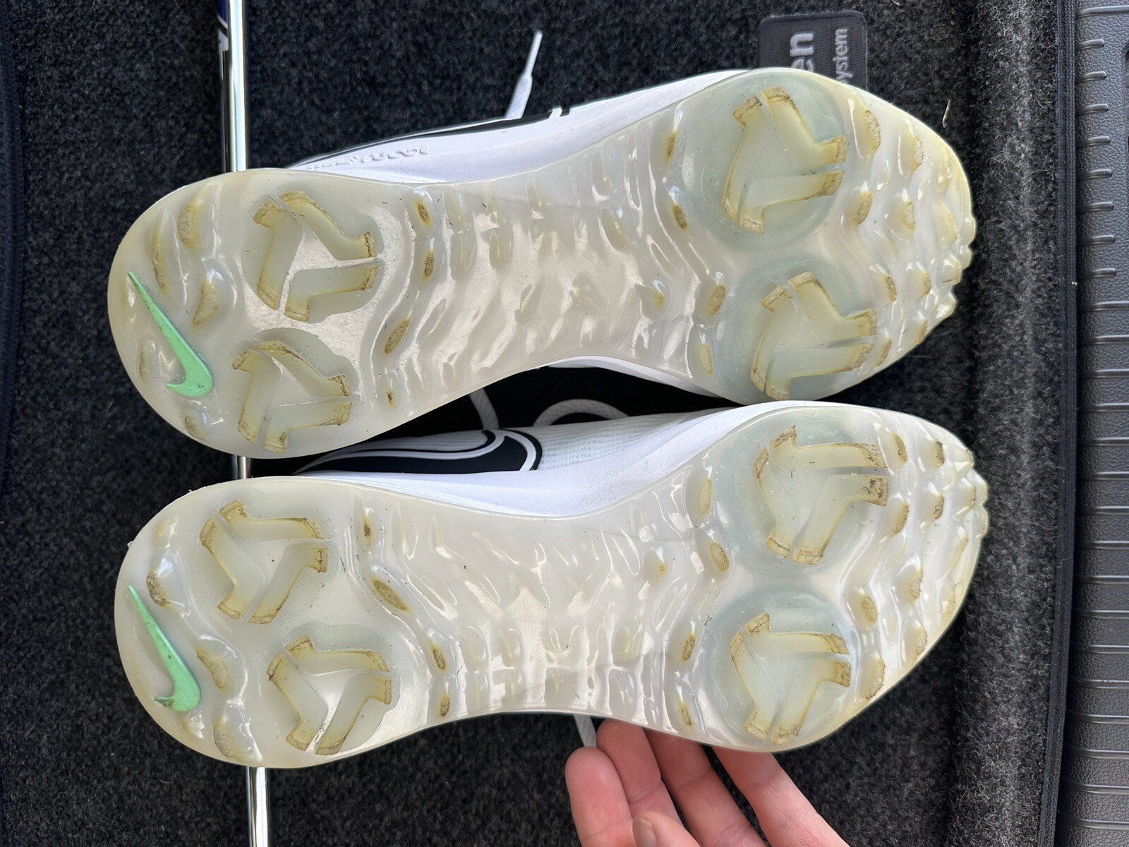 Nike Mens Golf Shoes White Black Air Zoom Infinity Next Size 10.5 eBay