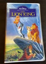 Vintage Walt Disney Masterpiece VHS Tape Lion King 1995