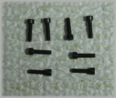 0-80 X 1/4''  Socket Head Cap Screw Black Oxide  Qty (8)